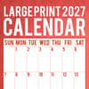image Large Print Calendar 2027 Wall Calendar Main Product Image