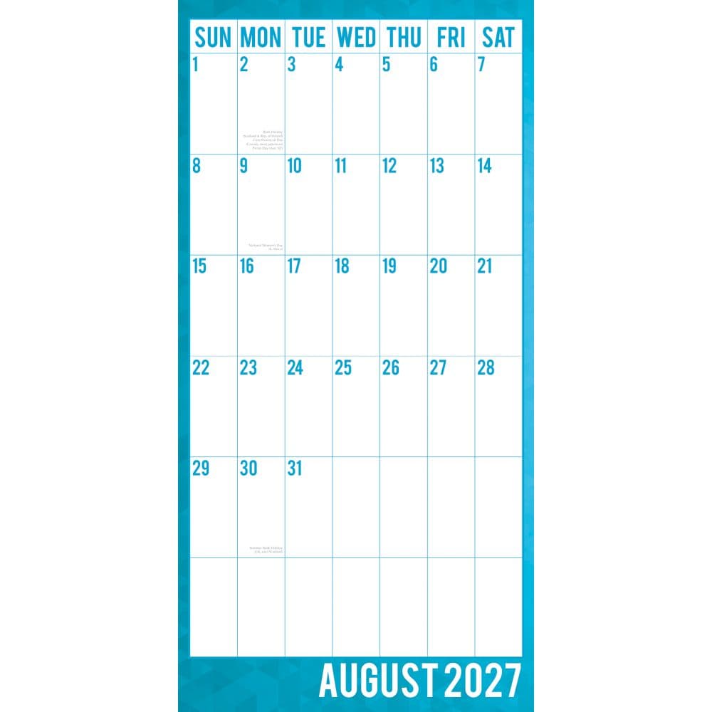 Large Print Calendar 2027 Wall Calendar Second Alternate Image