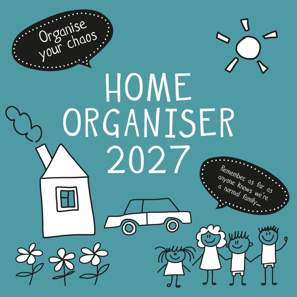 Home Organiser 2027 Wall Calendar Main Product Image