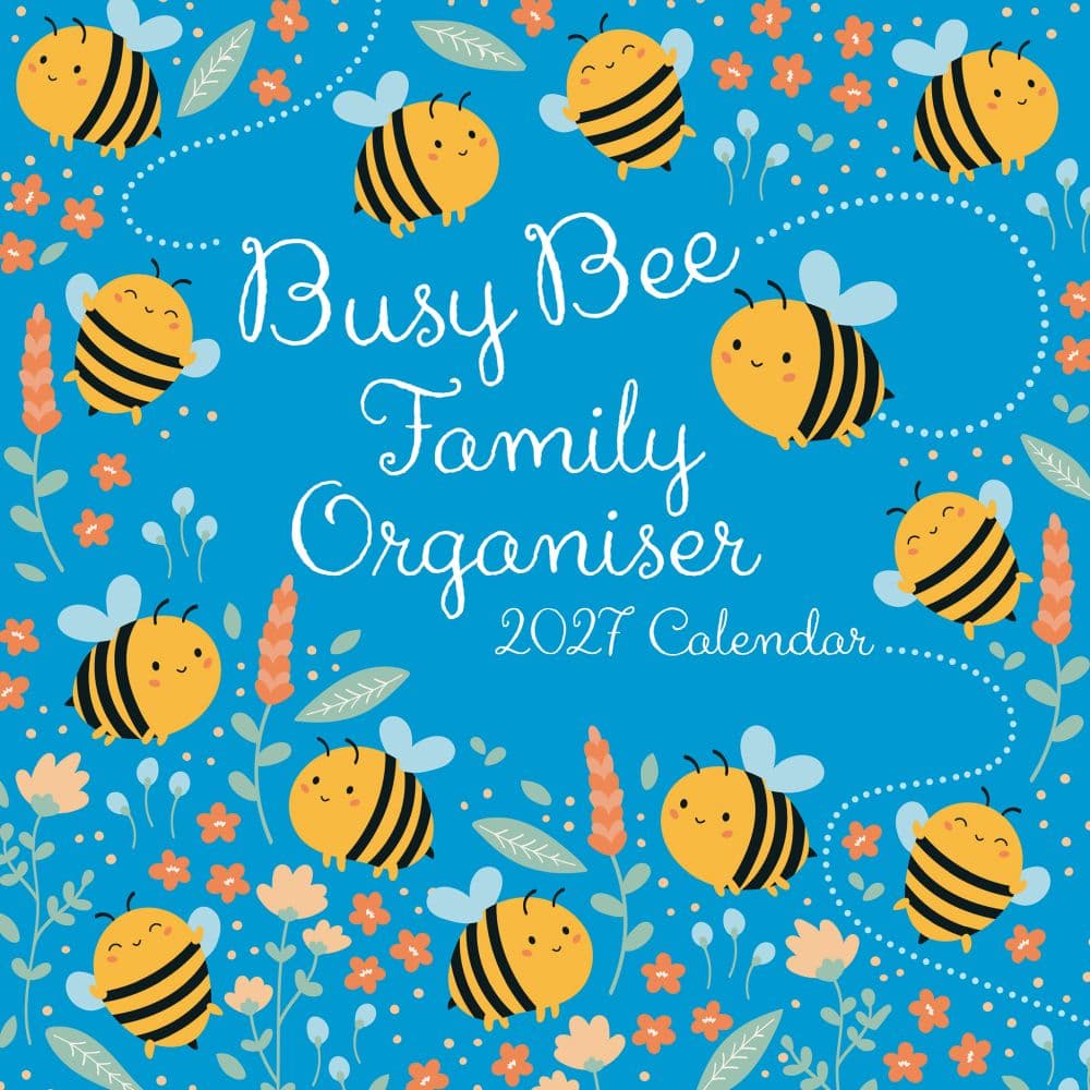 Busy Bee Family Organiser 2027 Wall Calendar Main Product Image