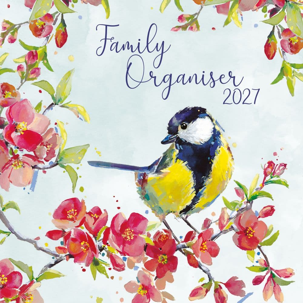 Family Organiser Birdsong 2027 Wall Calendar Main Product Image