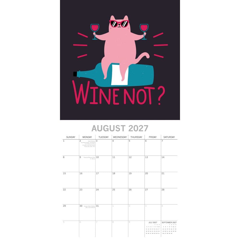 Wine Signs 2027 Wall Calendar Second Alternate Image