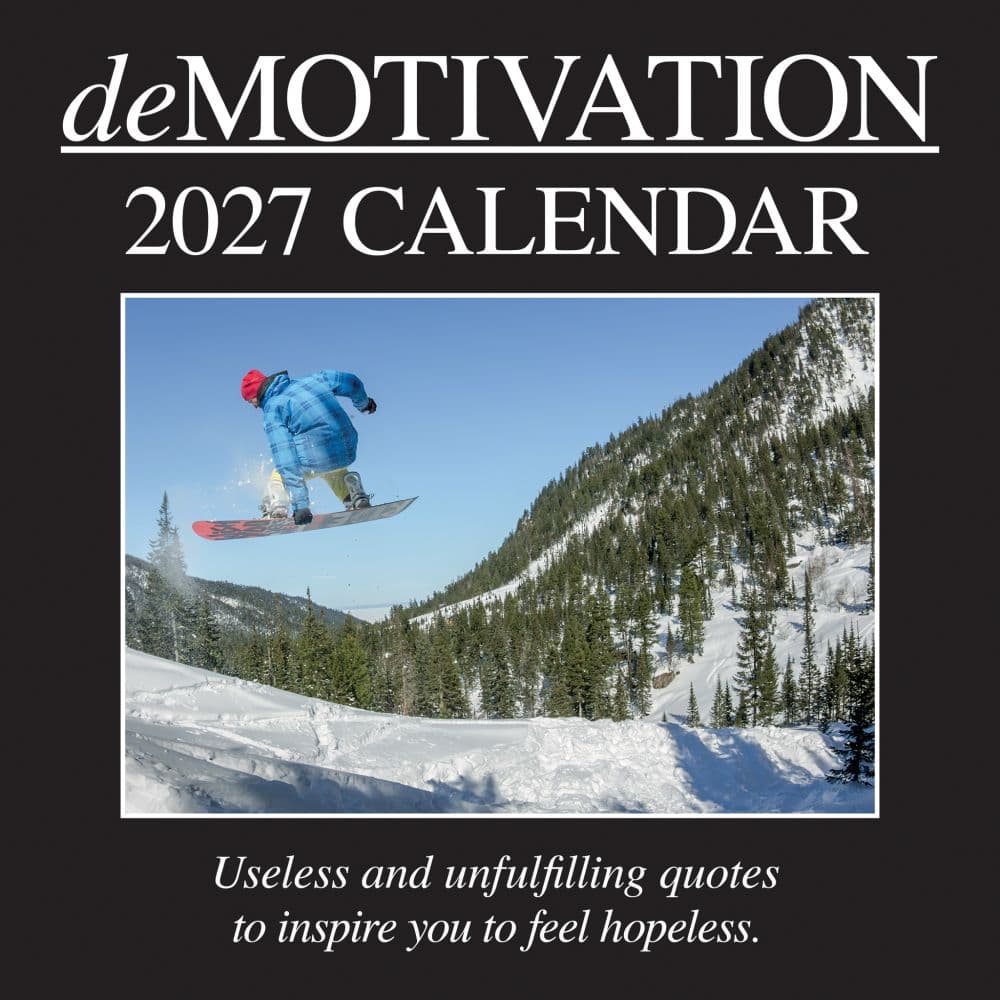 image Demotivation 2027 Wall Calendar Main Product Image
