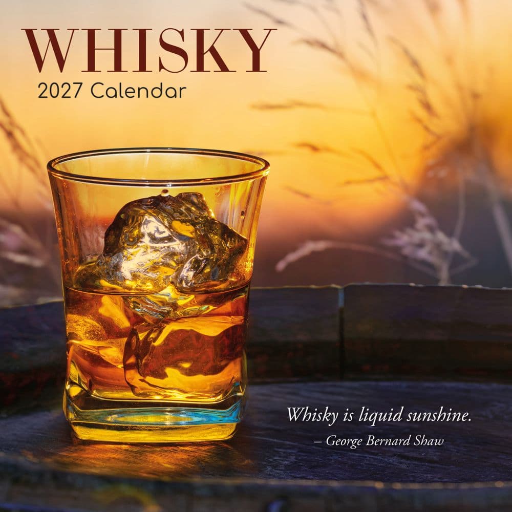 Whisky 2027 Wall Calendar