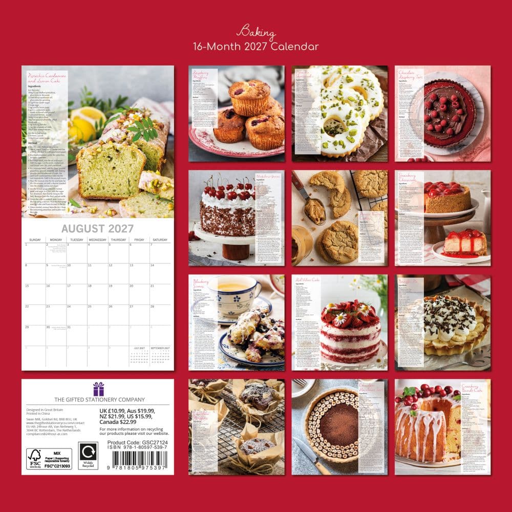 Baking 2027 Wall Calendar First Alternate Image