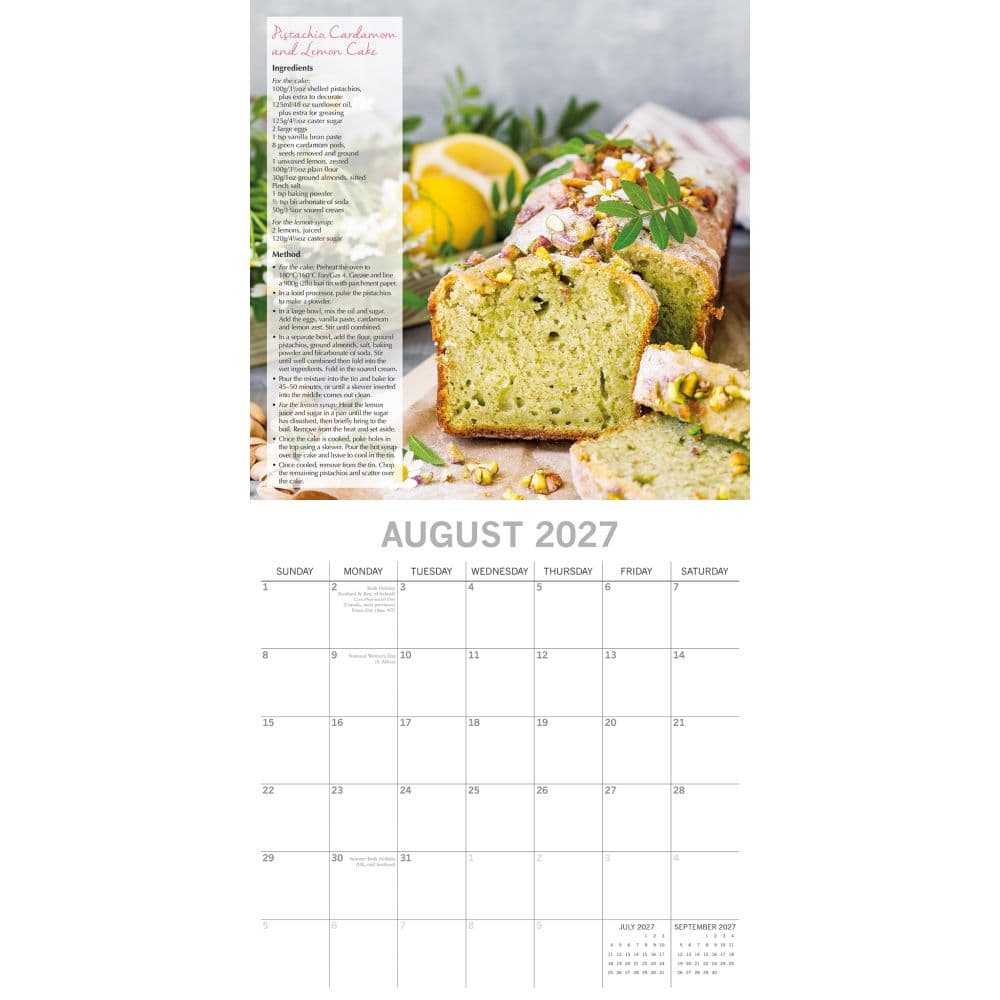 Baking 2027 Wall Calendar Second Alternate Image