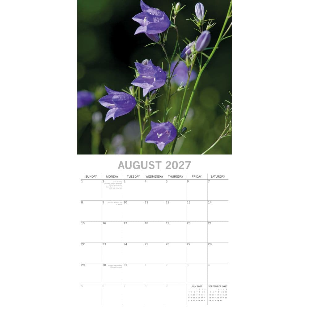 Wild Flowers 2027 Wall Calendar Second Alternate Image