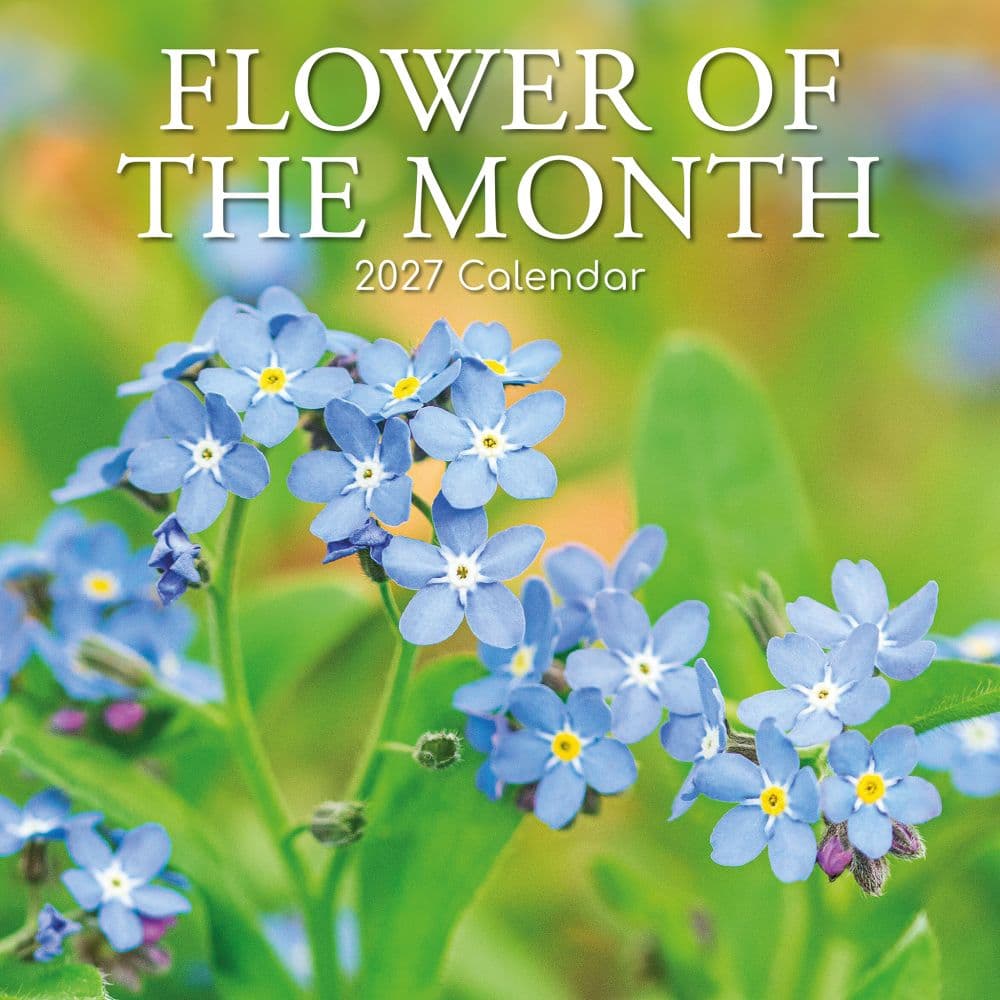 Flower of the Month 2027 Wall Calendar Main Product Image