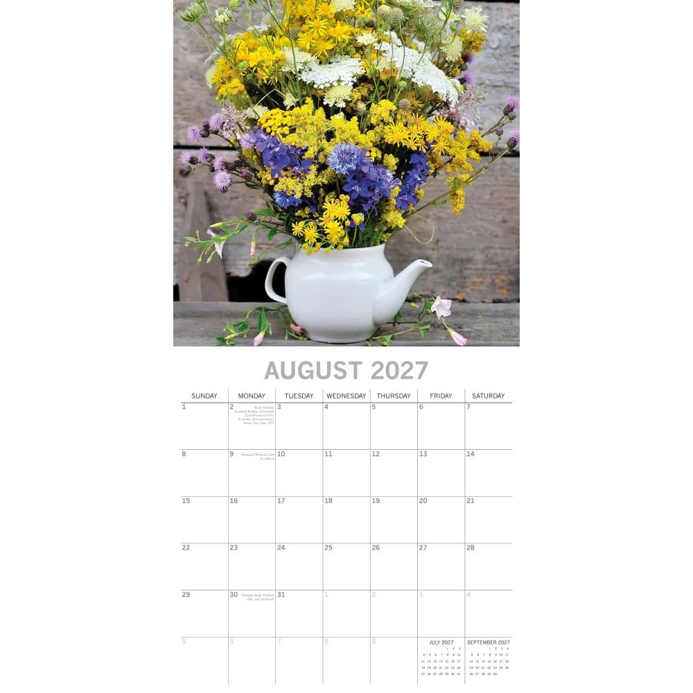 Floral Collection 2027 Wall Calendar Second Alternate Image
