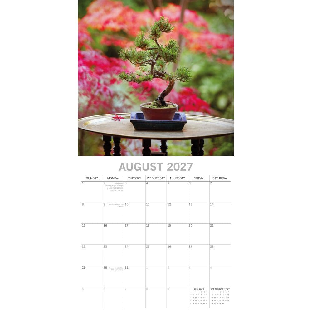 Bonsai 2027 Wall Calendar Second Alternate Image