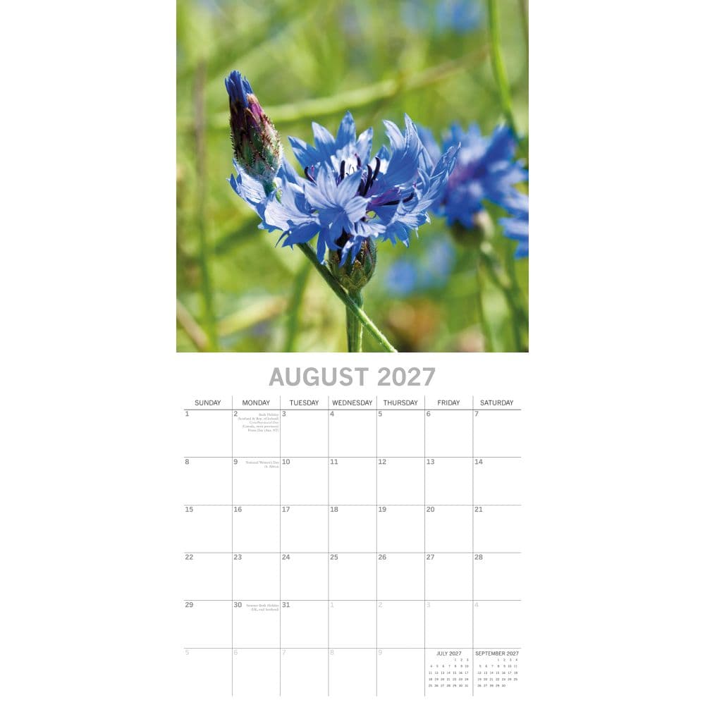 Beauty of Flowers 2027 Wall Calendar Second Alternate Image