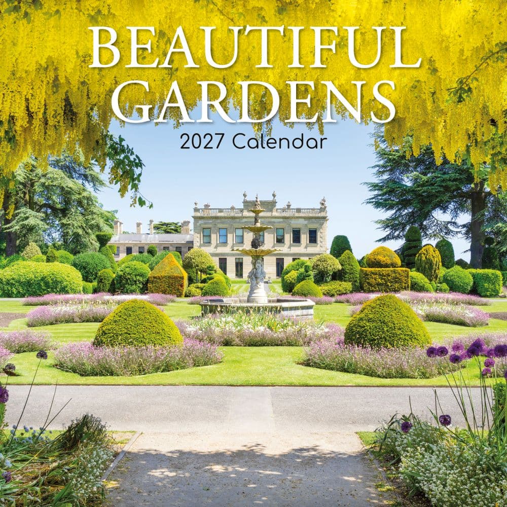 Beautiful Gardens 2027 Wall Calendar Main Product Image