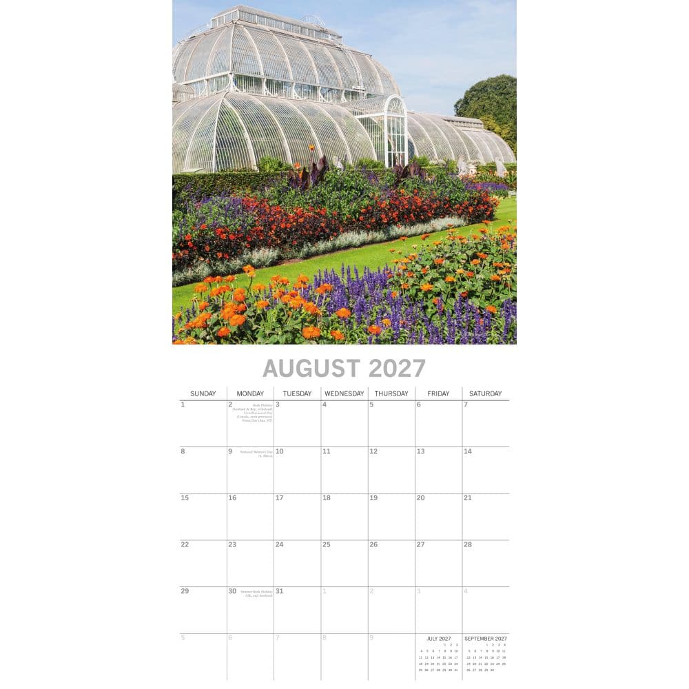 Beautiful Gardens 2027 Wall Calendar Second Alternate Image
