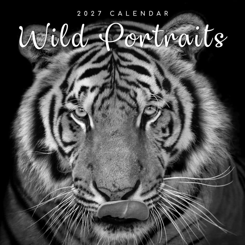 Wild Portraits 2027 Wall Calendar