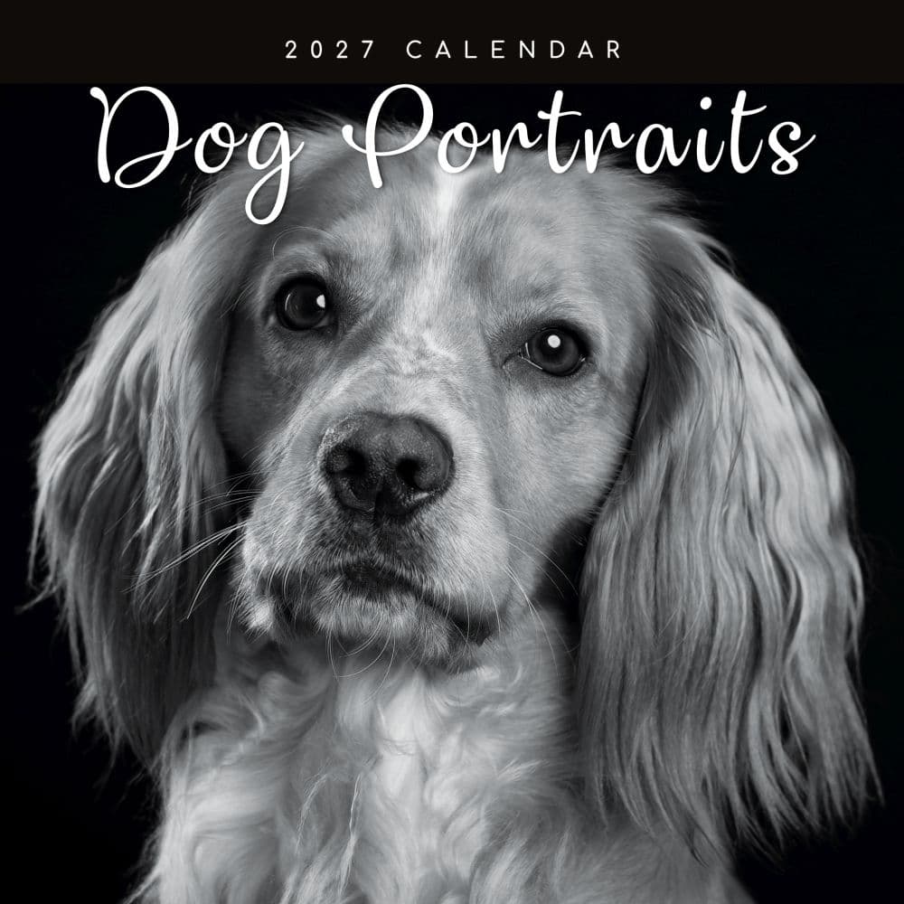 image Dog Portraits 2027 Wall Calendar Main Product Image