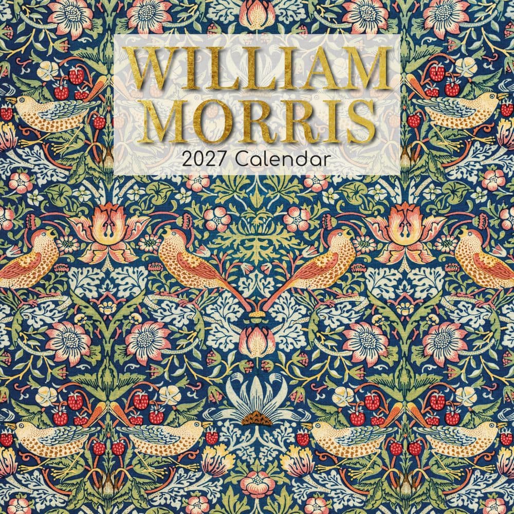 William Morris 2027 Wall Calendar