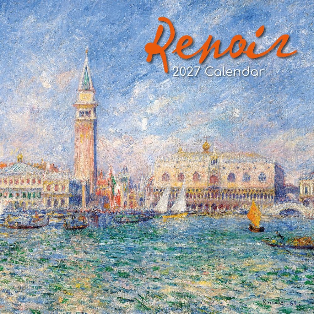 Renoir 2027 Wall Calendar Main Product Image
