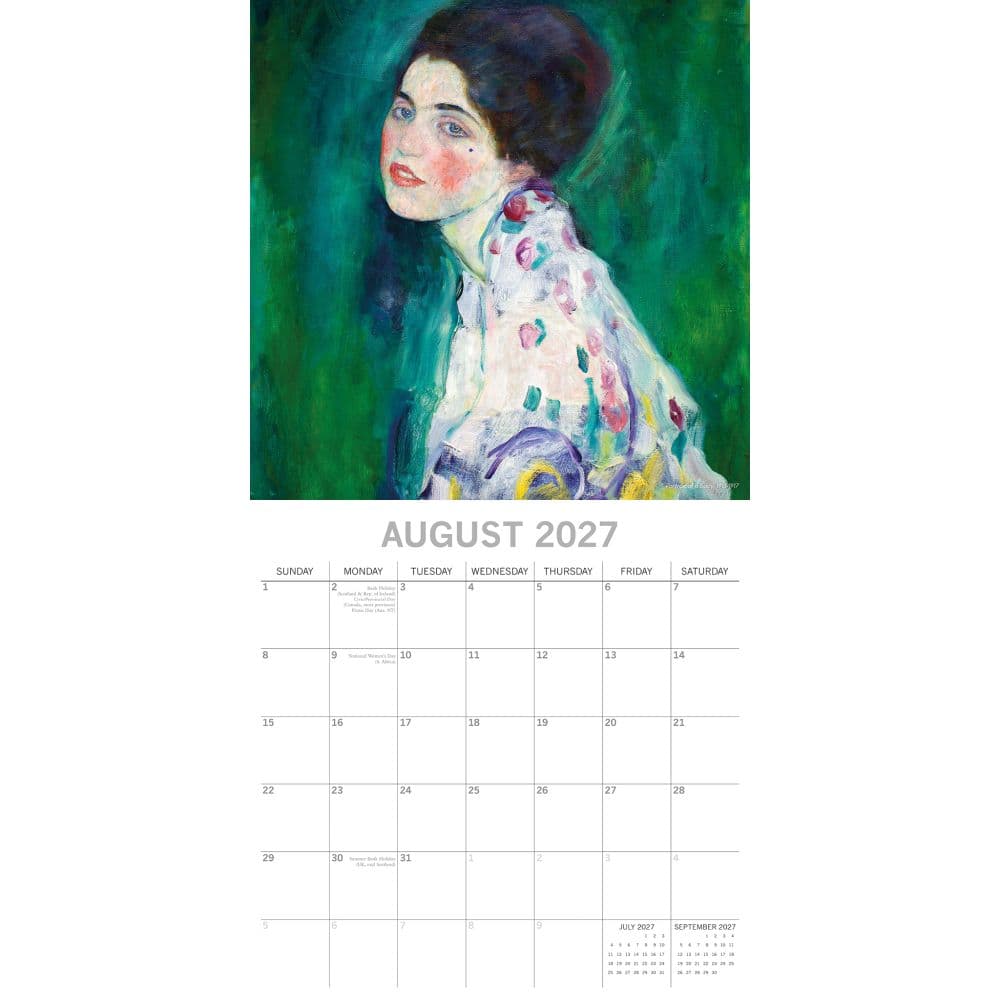 Klimt 2027 Wall Calendar Second Alternate Image