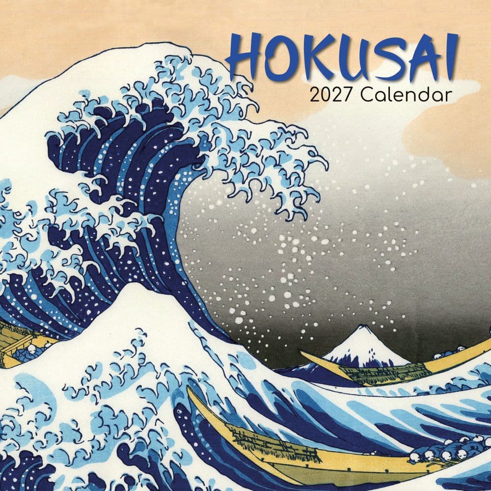 Hokusai 2027 Wall Calendar Main Product Image