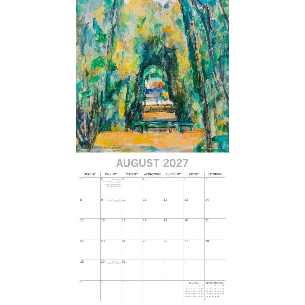 Cezanne 2027 Wall Calendar Second Alternate Image
