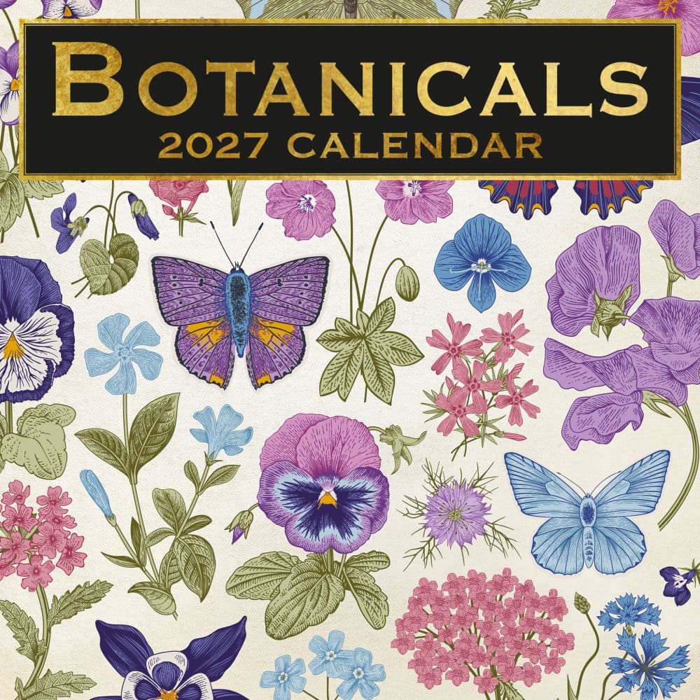 Botanicals 2027 Wall Calendar Main Product Image
