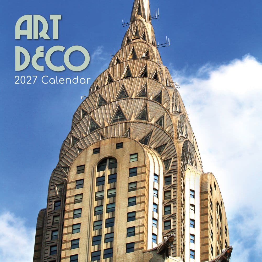 Art Deco 2027 Wall Calendar Main Product Image