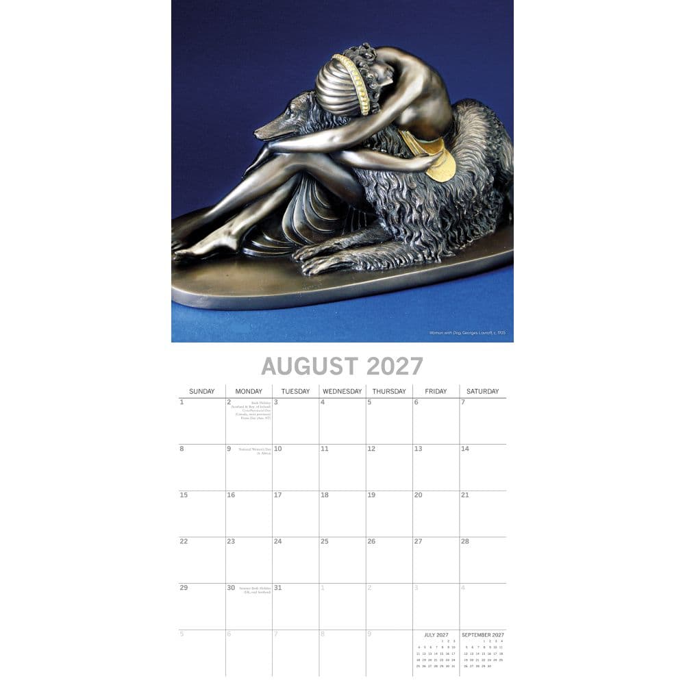 Art Deco 2027 Wall Calendar Second Alternate Image