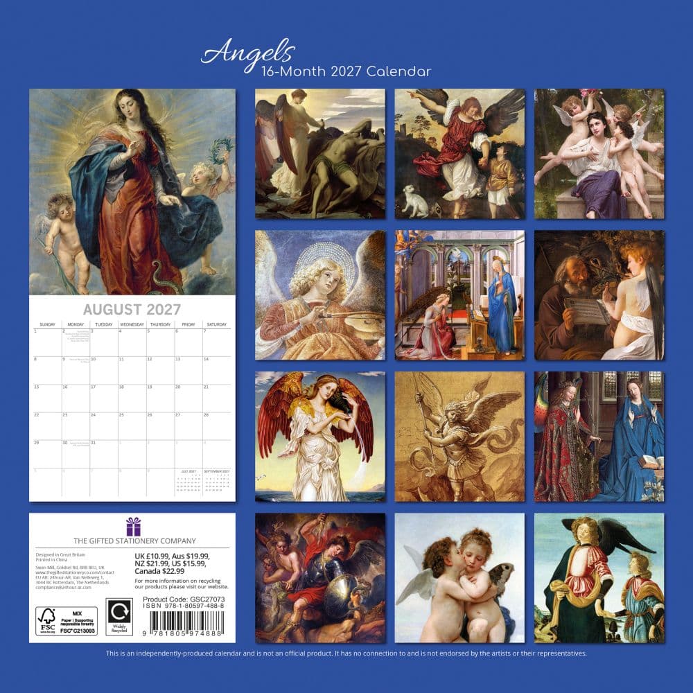 Angels 2027 Wall Calendar First Alternate Image