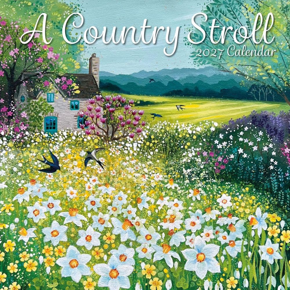A Country Stroll 2027 Wall Calendar Main Product Image
