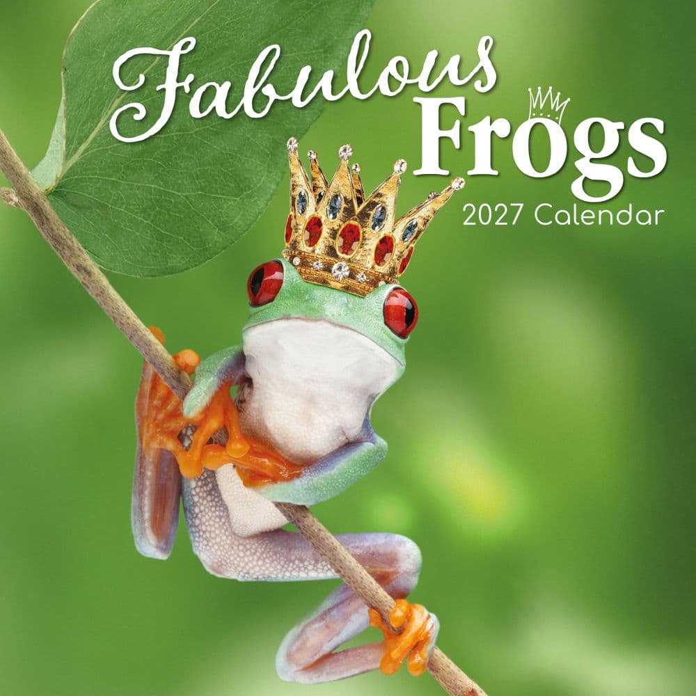 Fabulous Frogs 2027 Wall Calendar Main Product Image