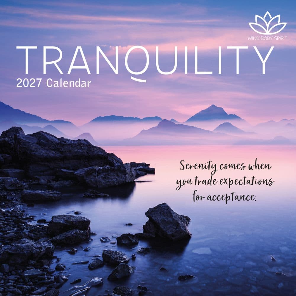 image Tranquility 2027 Wall Calendar Main Product Image