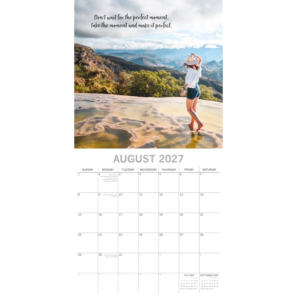 Carpe Diem 2027 Wall Calendar Second Alternate Image