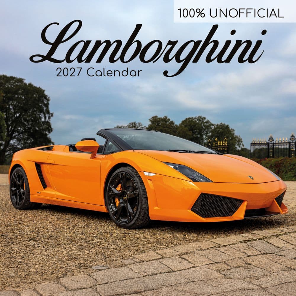 image Lamborghini 2027 Wall Calendar Main Product Image