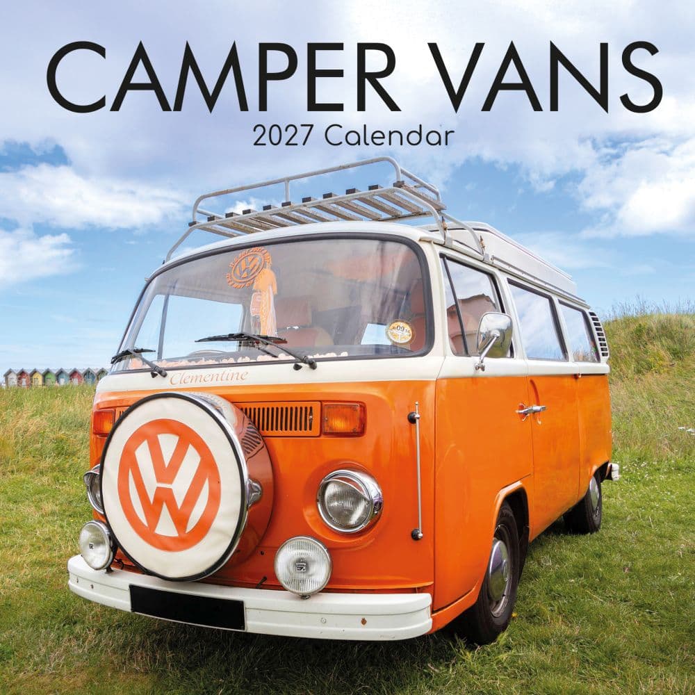 Camper Vans 2027 Wall Calendar - Calendars.com