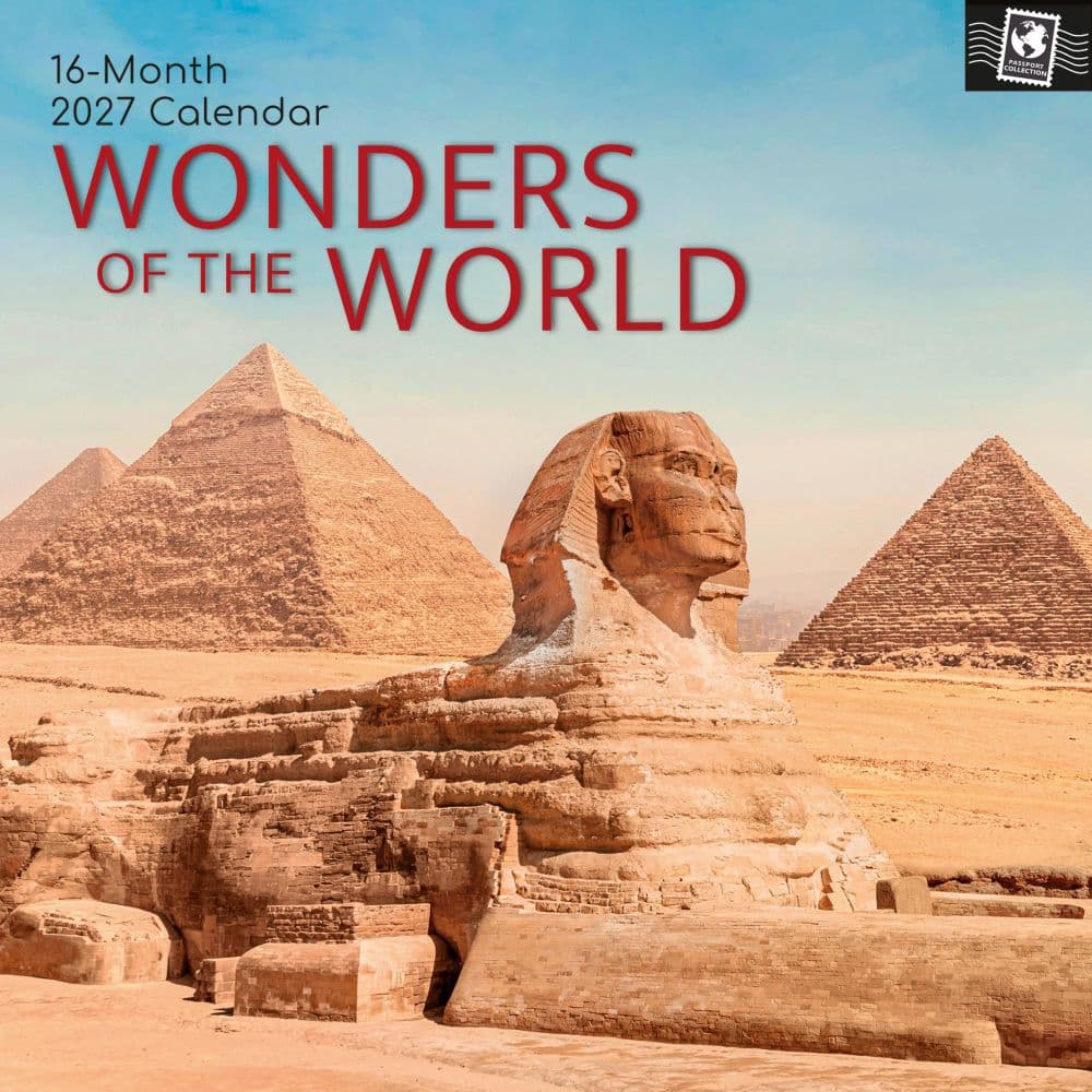 image Wonders of the World 2027 Wall Calendar Main Product Image