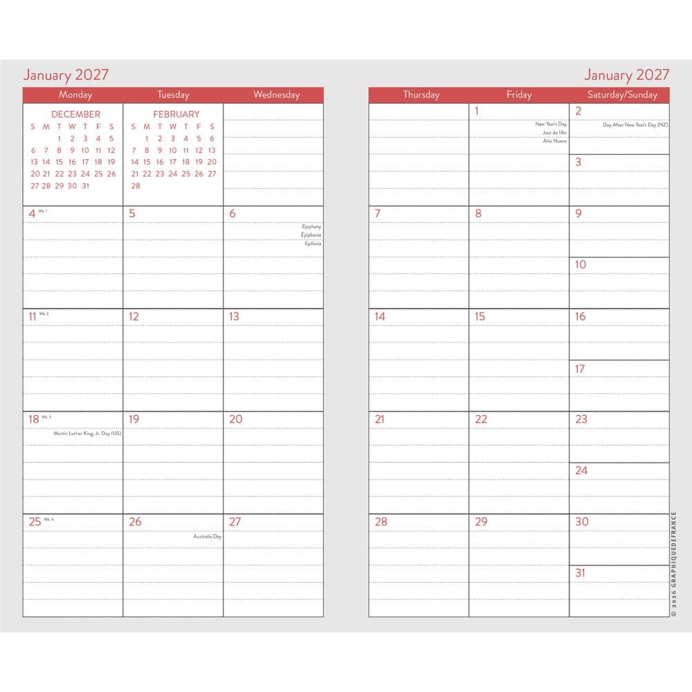 Florentine 2027 2 Year Pocket Planner Third Alternate Image