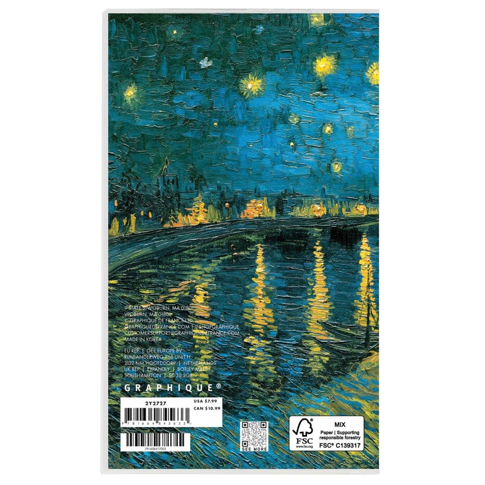 Van Gogh 2027 2 Year Pocket Planner Fourth Alternate Image