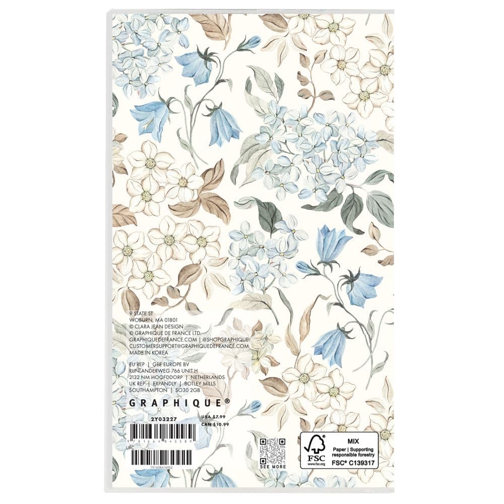 Vintage Floral 2027 2 Year Pocket Planner Fourth Alternate Image