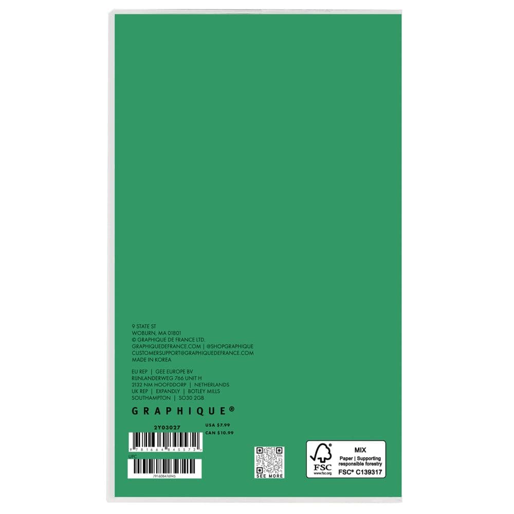 Whimsical Pattern 2027 2 Year Pocket Planner Fourth Alternate Image