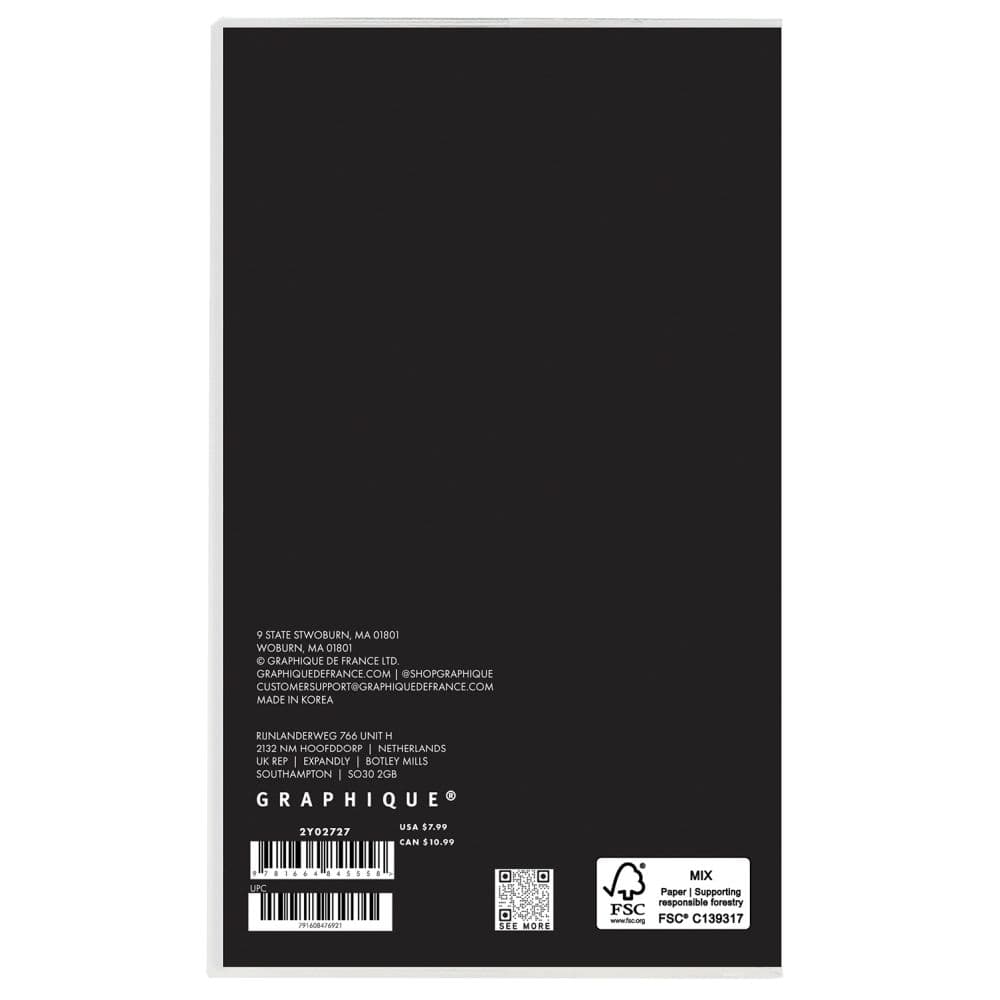 Typographic 2027 2 Year Pocket Planner Fourth Alternate Image