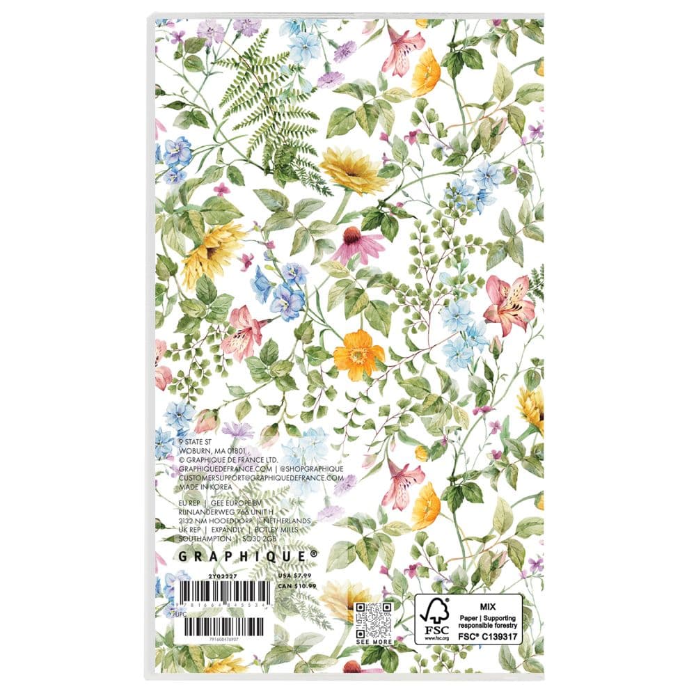 Floral 2027 2 Year Pocket Planner Fourth Alternate Image