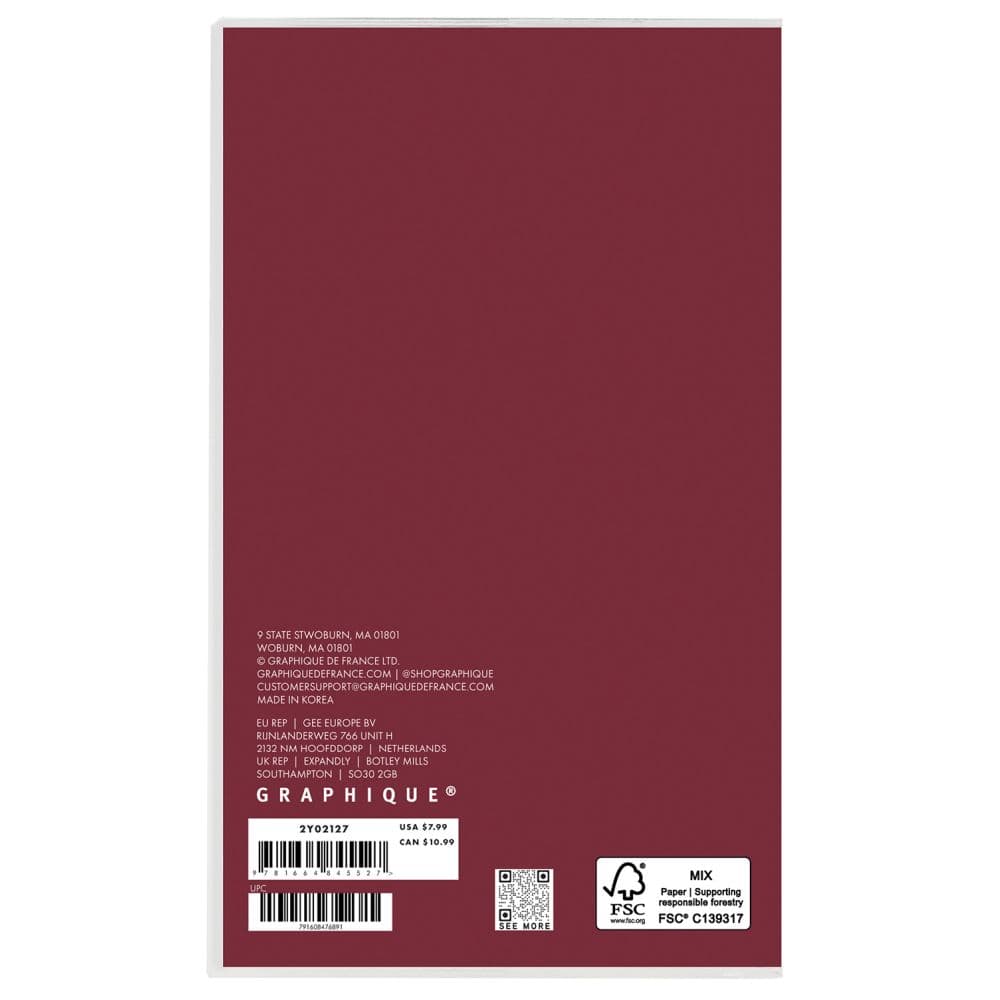 Fashion 2027 2 Year Pocket Planner Fourth Alternate Image