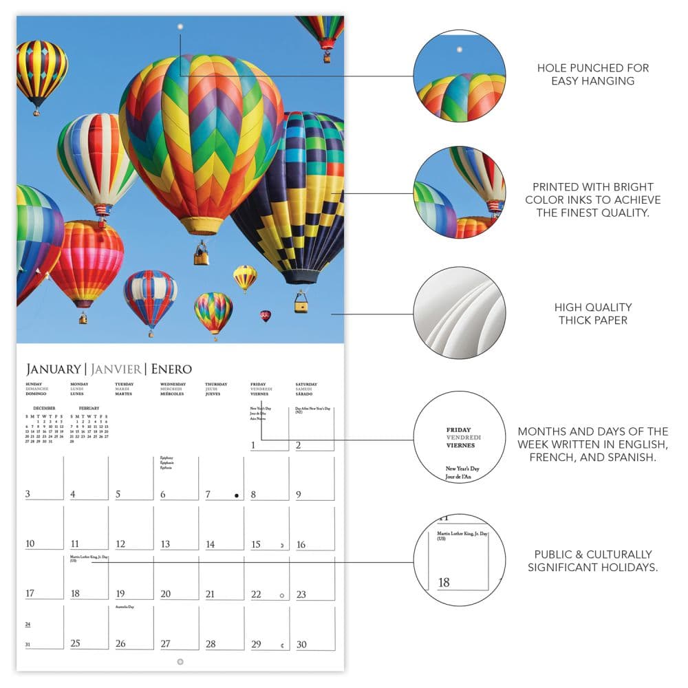 A Colorful World 2027 Wall Calendar Second Alternate Image