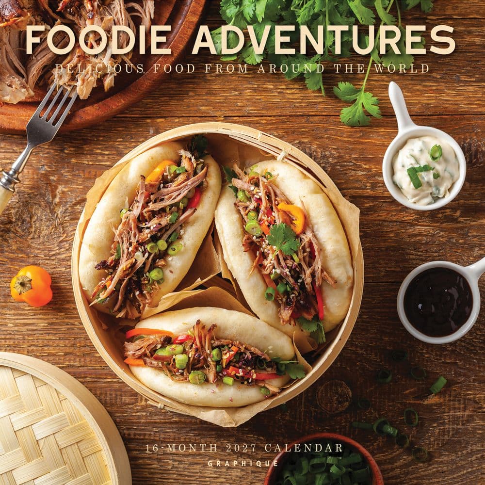 image Foodie Adventures 2027 Wall Calendar Main Product Image