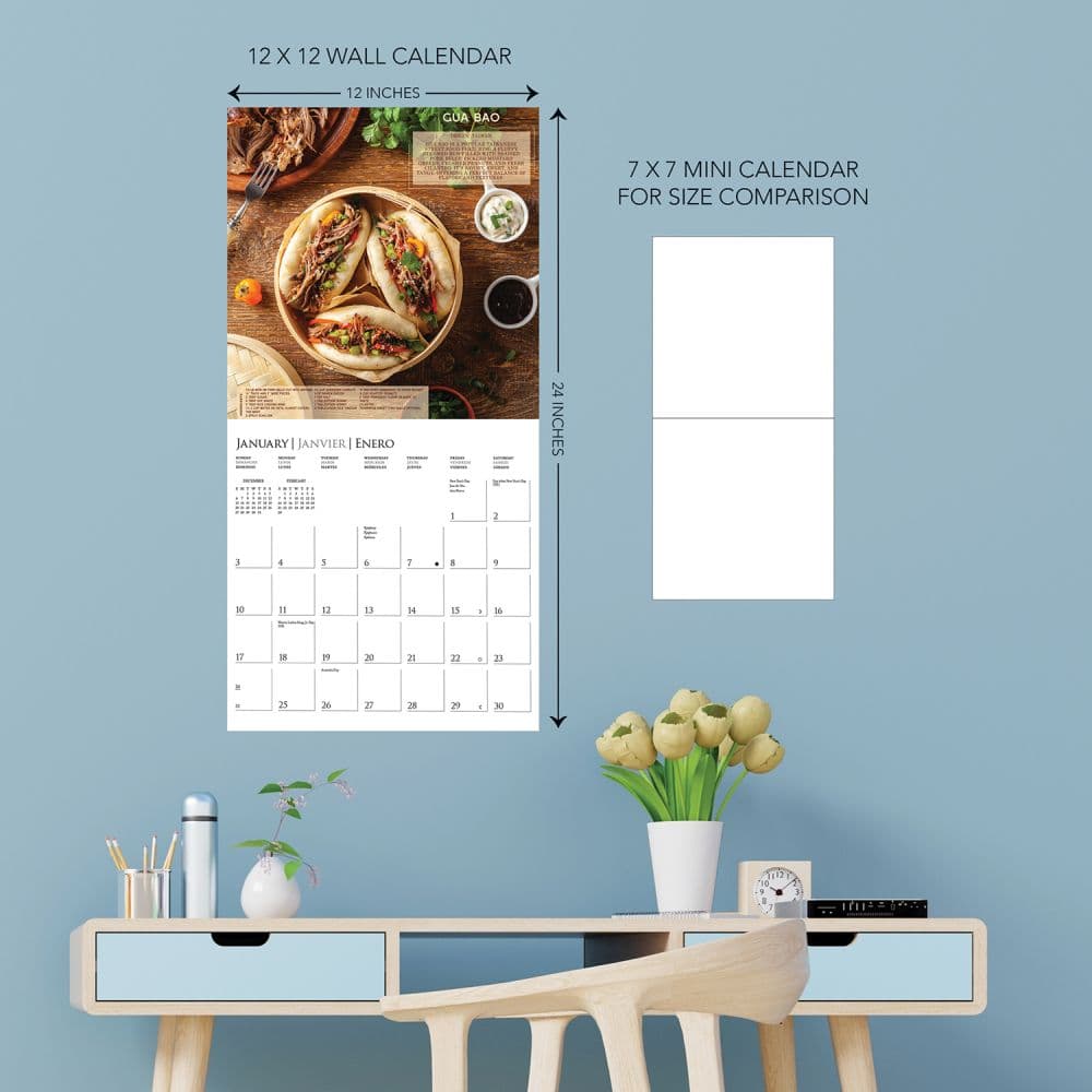 Foodie Adventures 2027 Wall Calendar Fourth Alternate Image
