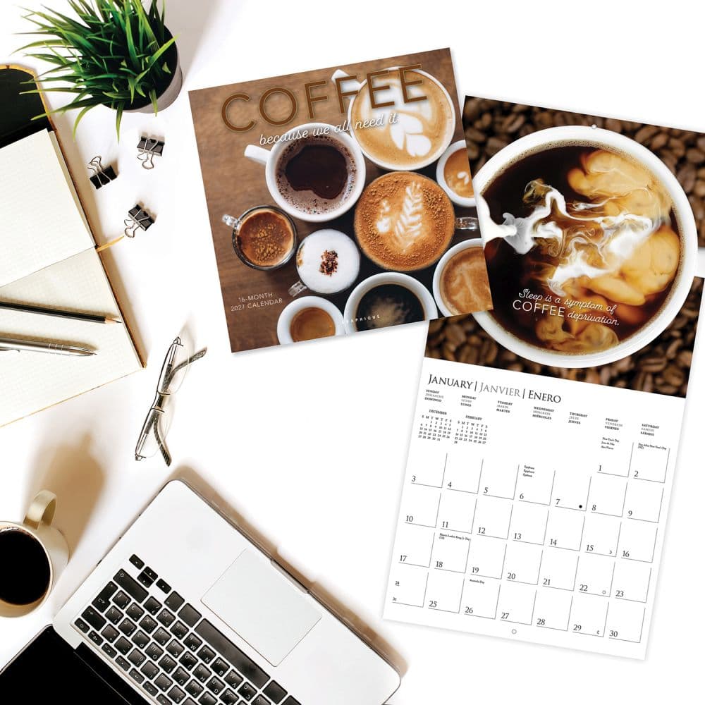Coffee 2027 Wall Calendar Third Alternate Image