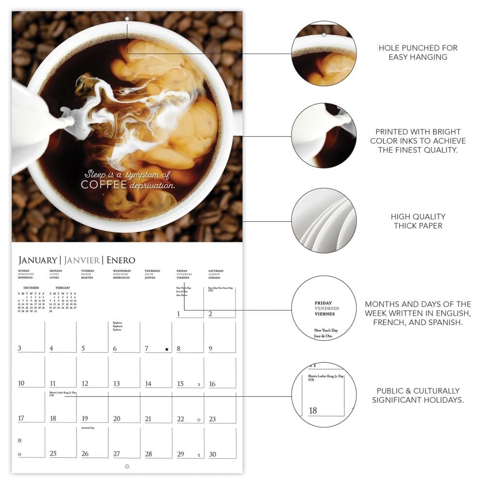 Coffee 2027 Wall Calendar Second Alternate Image