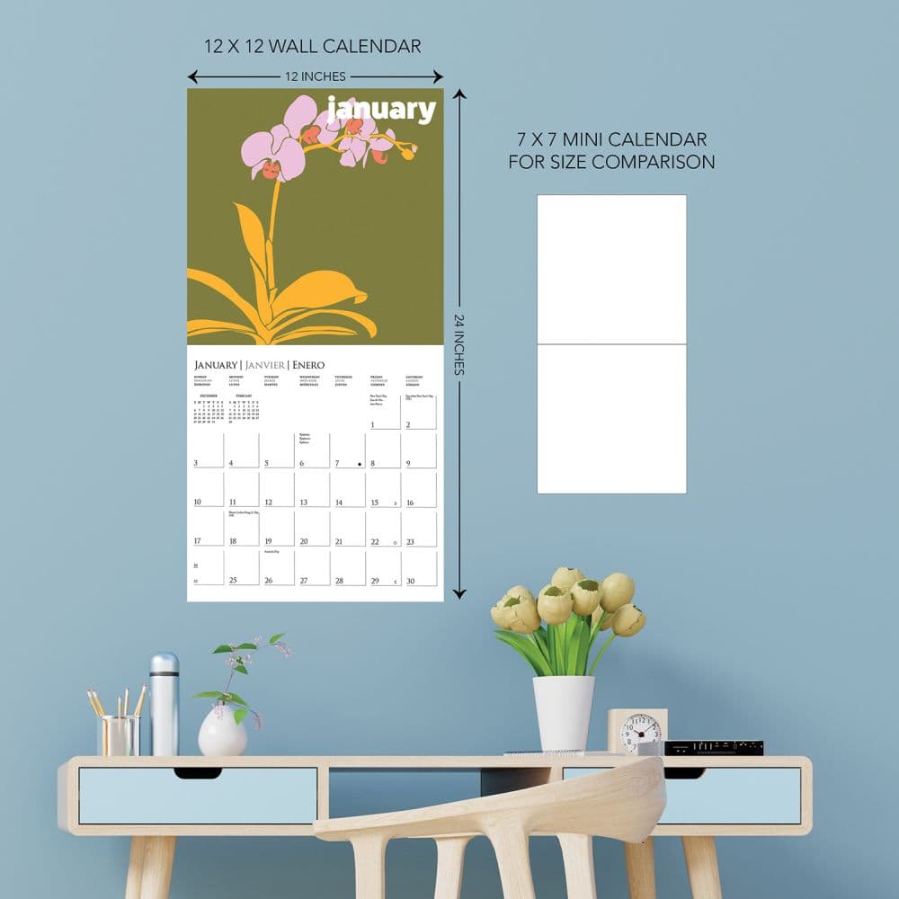 Flower Pop 2027 Wall Calendar Fourth Alternate Image