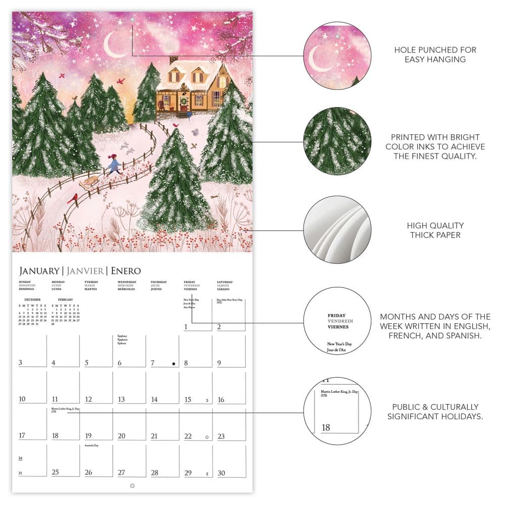 Joyful Landscapes 2027 Wall Calendar Second Alternate Image