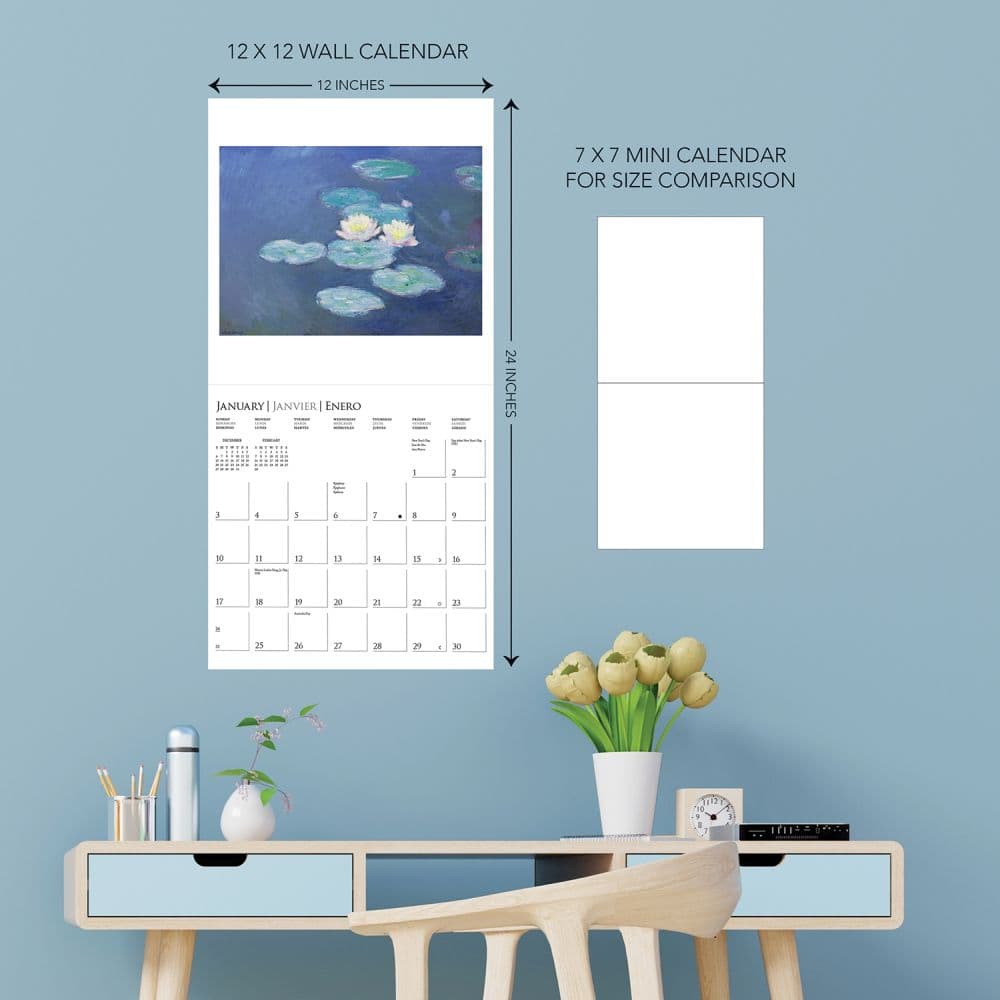 Monet 2027 Wall Calendar Fourth Alternate Image